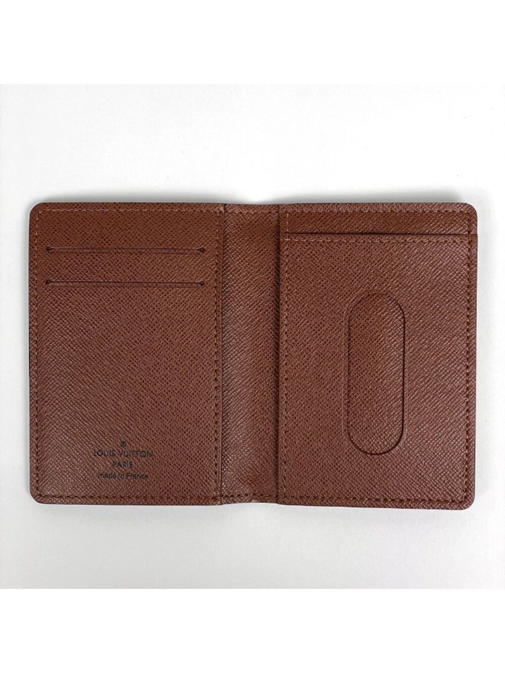 Louis Vuitton Card Case Pass Vertical Monogram Brown - Picture 5 of 6